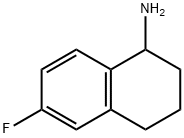 6-氟-四氢萘基-1-胺 结构式