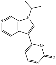 4-(1-isopropyl-1H-pyrrolo[2,3-c]pyridin-3-yl)pyriMidin-2-ol, 1221153-86-1, 结构式