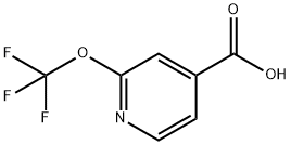 2-(trifluoroMethoxy)isonicotinic acid Struktur