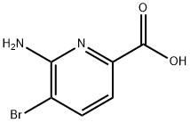 6-AMino-5-broMopicolinic acid 化学構造式