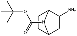 (+/-)-endo-7-Boc-7-azabicyclo[2.2.1]heptan-2-yl aMine Struktur