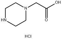 2-(piperazin-1-yl)acetic acid hydrochloride Struktur
