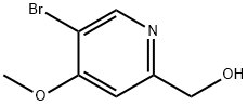 2-PyridineMethanol, 5-broMo-4-Methoxy- Structure