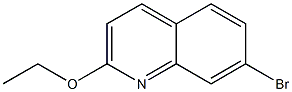 7-溴-2-乙氧基-8-甲氧基喹啉,1223559-68-9,结构式