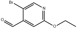 5-溴-2-乙氧基吡啶-4-甲醛, 1224604-10-7, 结构式