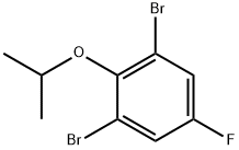 1,3-DibroMo-5-fluoro-2-isopropoxybenzene Structure