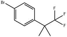 1-ブロモ-4-(1,1,1-トリフルオロ-2-メチルプロパン-2-イル)ベンゼン 化学構造式