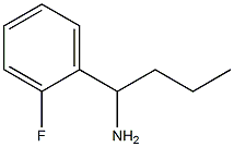 1-(2-FLUOROPHENYL)BUTAN-1-AMINE 化学構造式