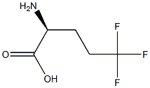 (S)-5,5,5-trifluoronorvaline Struktur