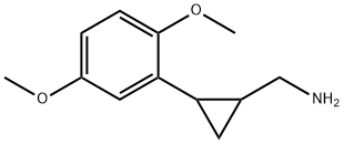 CyclopropaneMethanaMine, 2-(2,5-diMethoxyphenyl)- Structure
