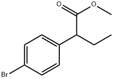 4-溴-Α-乙基-苯乙酸甲酯, 1226228-17-6, 结构式