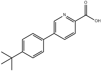 5-(4-t-Butylphenyl)picolinic acid Struktur