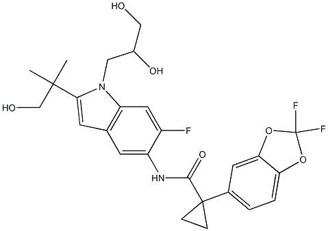 替扎卡托杂质2 结构式