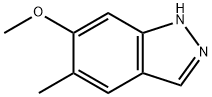 5-甲基-6-甲氧基-吲唑, 1227267-14-2, 结构式