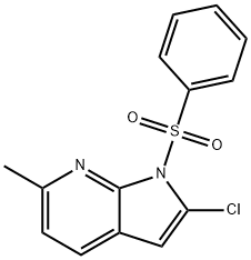1-(페닐설포닐)-2-클로로-6-메틸-7-아자인돌