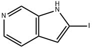 2-碘-1H-吡咯并[2,3-C]吡啶 结构式