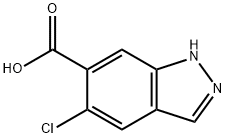 5-Chloro-indazole-6-carboxylic acid Structure