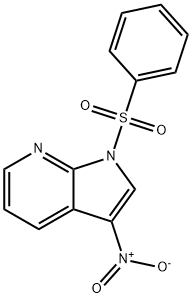 1-(Phenylsulphonyl)-3-nitro-7-azaindole Struktur