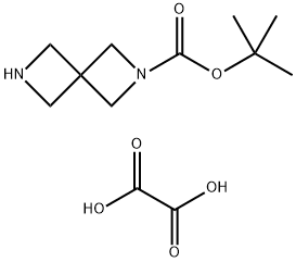 tert-Butyl 2,6-diazaspiro[3.3]heptane-2-carboxylate oxalate Structure