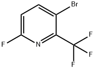 3-溴-6-氟-2-三氟甲基吡啶,1227502-92-2,结构式