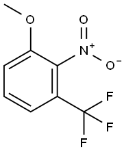 1-Methoxy-2-nitro-3-trifluoroMethyl-benzene Structure