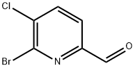 6-ブロモ-5-クロロピコリンアルデヒド 化学構造式