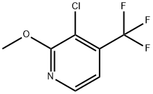 3-氯-2-甲氧基-4-(三氟甲基)吡啶, 1227563-79-2, 结构式