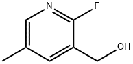 (2-fluoro-5-methylpyridin-3-yl)methanol Struktur