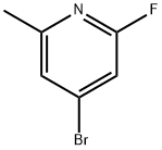 4-溴-2-氟-6-甲基吡啶 结构式