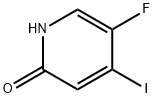 5-FLUORO-2-HYDROXY-4-IODOPYRIDINE Struktur