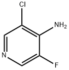 3-氯-5-氟吡啶-4-胺 结构式
