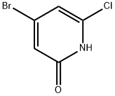 4-BROMO-2-CHLORO-6-HYDROXYPYRIDINE Struktur