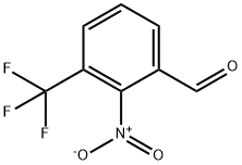 2-NITRO-3-(TRIFLUOROMETHYL)BENZALDEHYDE 化学構造式