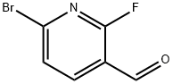 3-Pyridinecarboxaldehyde, 6-broMo-2-fluoro- Structure