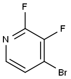 2,3-二氟-4-溴吡啶,1227597-53-6,结构式