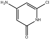 4-AMINO-6-CHLOROPYRIDIN-2-OL, 1227600-15-8, 结构式