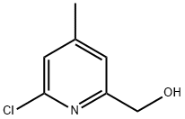 (6-Chloro-4-Methylpyridin-2-yl)Methanol 化学構造式