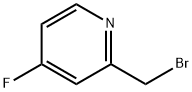 2-(Bromomethyl)-4-fluoropyridine 化学構造式