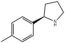 (2R)-2-(4-Methylphenyl)pyrrolidine 化学構造式