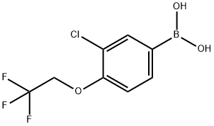 5-氯-6-(2,2,2-三氟乙氧基)吡啶-3-基硼酸, 1228181-27-8, 结构式