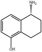 (5R)-5-AMINO-5,6,7,8-TETRAHYDRONAPHTHALEN-1-OL 结构式