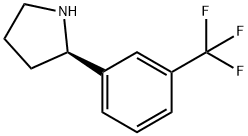 (2R)-2-[3-(TRIFLUOROMETHYL)PHENYL]PYRROLIDINE Structure