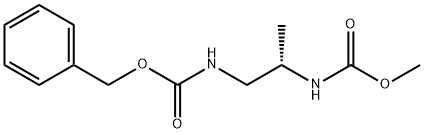 CarbaMic acid, N-[(2S)-2-[(Methoxycarbonyl)aMino]propyl]-, phenylMethyl ester Structure