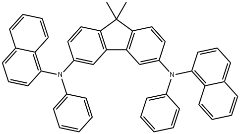 DMFL-NPB , N,N'-Bis(naphthalen-1-yl)- N,N'-bis(phenyl)- 化学構造式