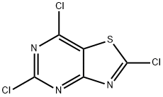 2,5,7-Trichlorothiazolo[4,5-d]pyriMidine Structure