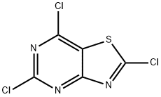 2,5,7-三氯噻唑并[4,5-D]嘧啶, 122970-50-7, 结构式