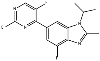 1H-BenziMidazole, 6-(2-chloro-5-fluoro-4-pyriMidinyl)-4-fluoro-2-Methyl-1-(1-Methylethyl)- price.