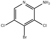 4-bromo-3,5-dichloropyridin-2-amine Struktur