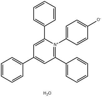 1-(4-羟基苯基)-2,4,6-三苯基吡啶鎓内盐水合物, 123334-01-0, 结构式