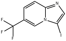 3-Iodo-6-trifluoroMethyl-iMidazo[1,2-a]pyridine, 1233690-80-6, 结构式